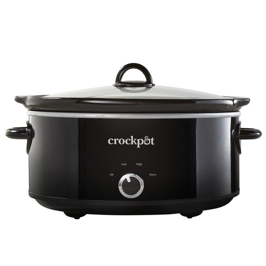 ® Manual 7-Quart Slow Cooker, Black